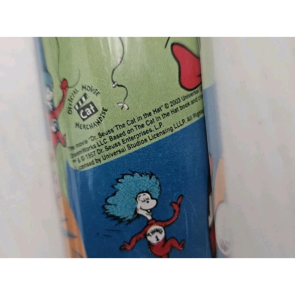 VTG The Finishing Touch Dr. Seuss Cat In The Hat Gift Wrapping Paper Roll **READ